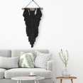 thumbnail image 3 of Macrame Cord 3mm x 109 Yards,Jute Twine 3mm Natural Macrame Cotton Rope, Macrame Rope Soft Cotton Cord Craft Rope Macrame Yarn for Plant Hanger Wall Hanger(Black), 3 of 8