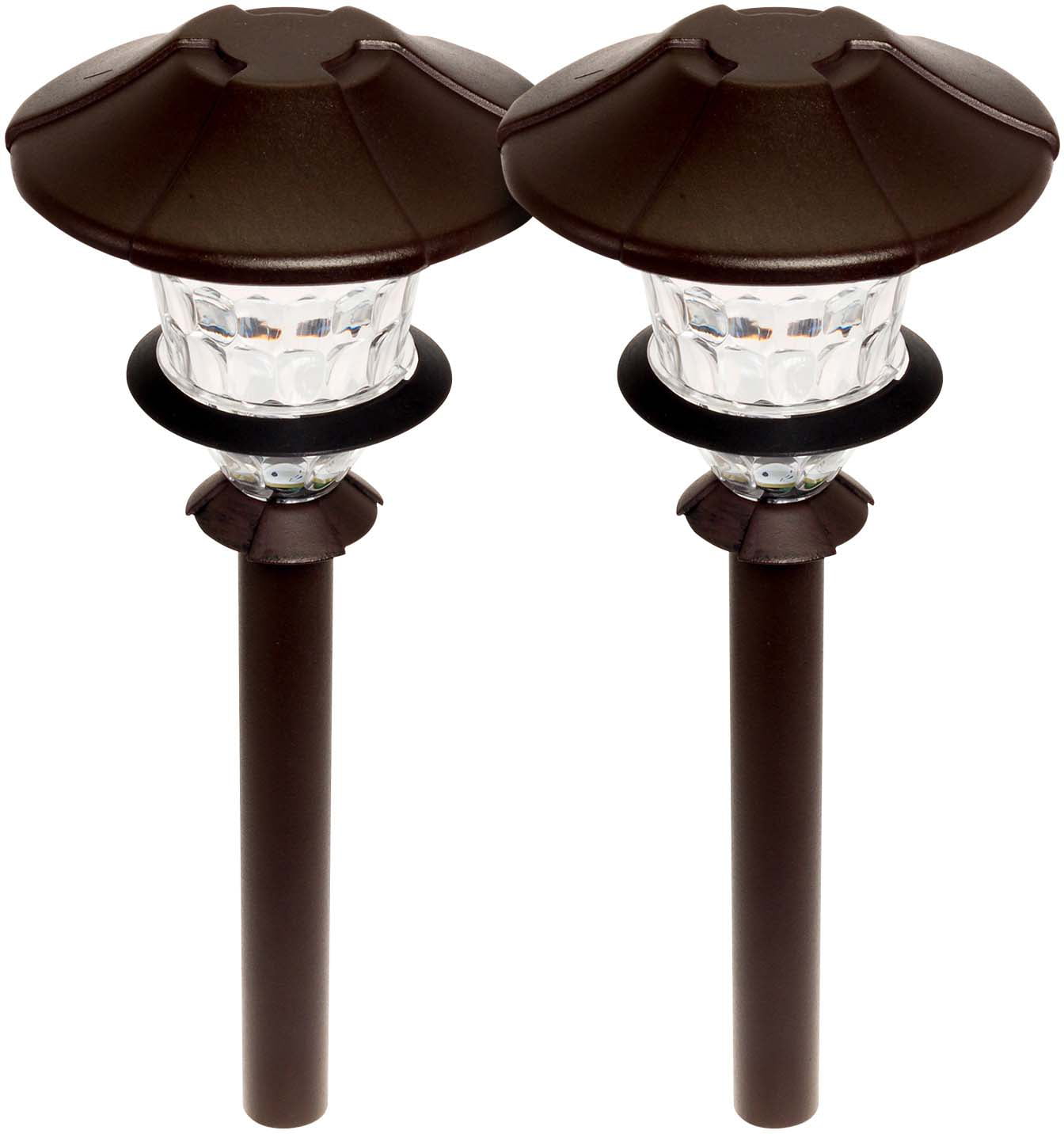 Paradise Gl33869 Low Voltage LED 0.75w Path Light 2 Pack Oil Rubbed Bronze for sale online 