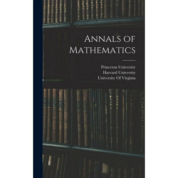 Annals of Mathematics (Hardcover)
