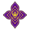 Purple, Pattern 5, variant on ODIKA 4'x6' Machine Washable Non-Slip Area Rug, Vintage Medallion Floor with Ornate Central Motif Design High Traffic Rug, Brown, 672022