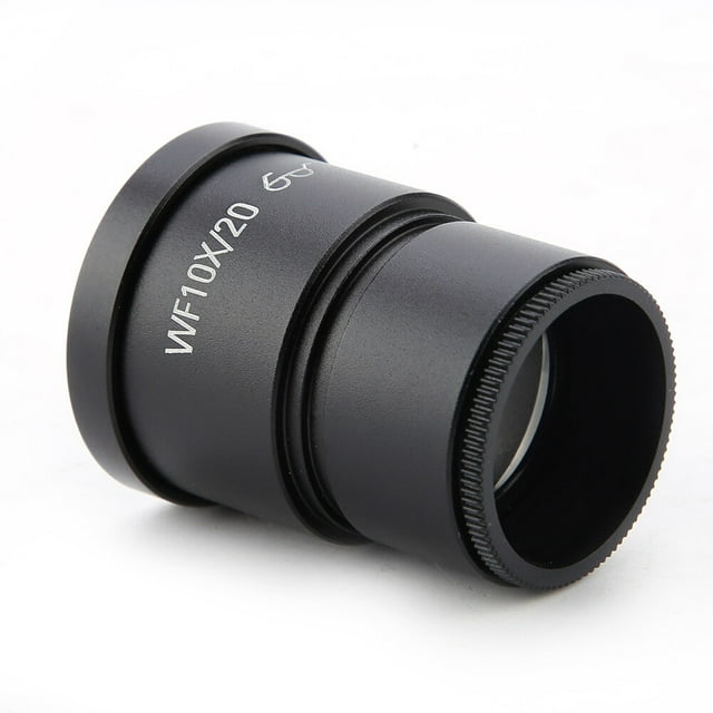 X Ocular, 1 pieza WF10X/20 Campo amplio X Ocular de microscopio estéreo X Eficiencia maximizada ocular