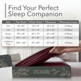 thumbnail image 2 of DECOLURE 100% Viscose Derived from Bamboo Sheets Queen Size - Luxury 6 Pc Naturally Cooling Sheets, Ultra Soft Bed Set - Deep 17" Pockets, Durable Do, 2 of 8