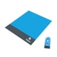 thumbnail image 3 of Manta de picnic de bolsillo ligera y grande para acampar, impermeable y resistente a la arena. Azul, 3 of 9