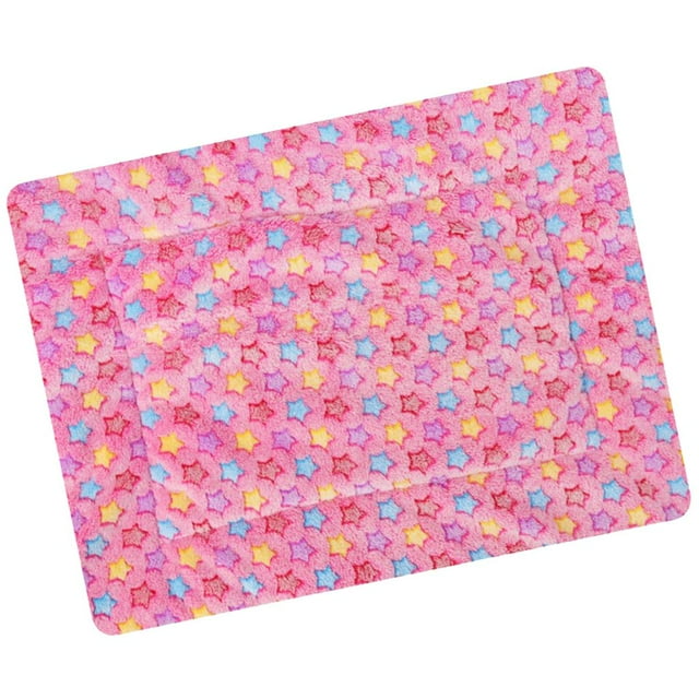 Alfombra para de Animal Doméstico Mueble Decorativo de Festival Ocasión Hogar Rosa-50x35cm
