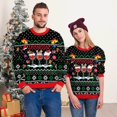 thumbnail image 2 of Lollipie Ugly Christmas Sweatshirt for Women Crewneck Long Sleeve Santa Elf Reindeer Graphic Print Pullover Hoodies, 2 of 5