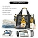 thumbnail image 5 of Disketp Bee Gnome With Sunflower Bolsa de Viaje Tipo Duffle, Bolso de Mano para Fin de Semana para Mujer, Bolsa de Gimnasio Ligera para Hombre, Esencial para Viajes, 5 of 7