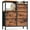 Wood, variant on 5 Drawer Mobile File Cabinet with Open Storage Shelf, Rolling Printer Stand and Fabric Lateral Filing Cabinet for Home Office, Fits A4 or Letter Size Files, White