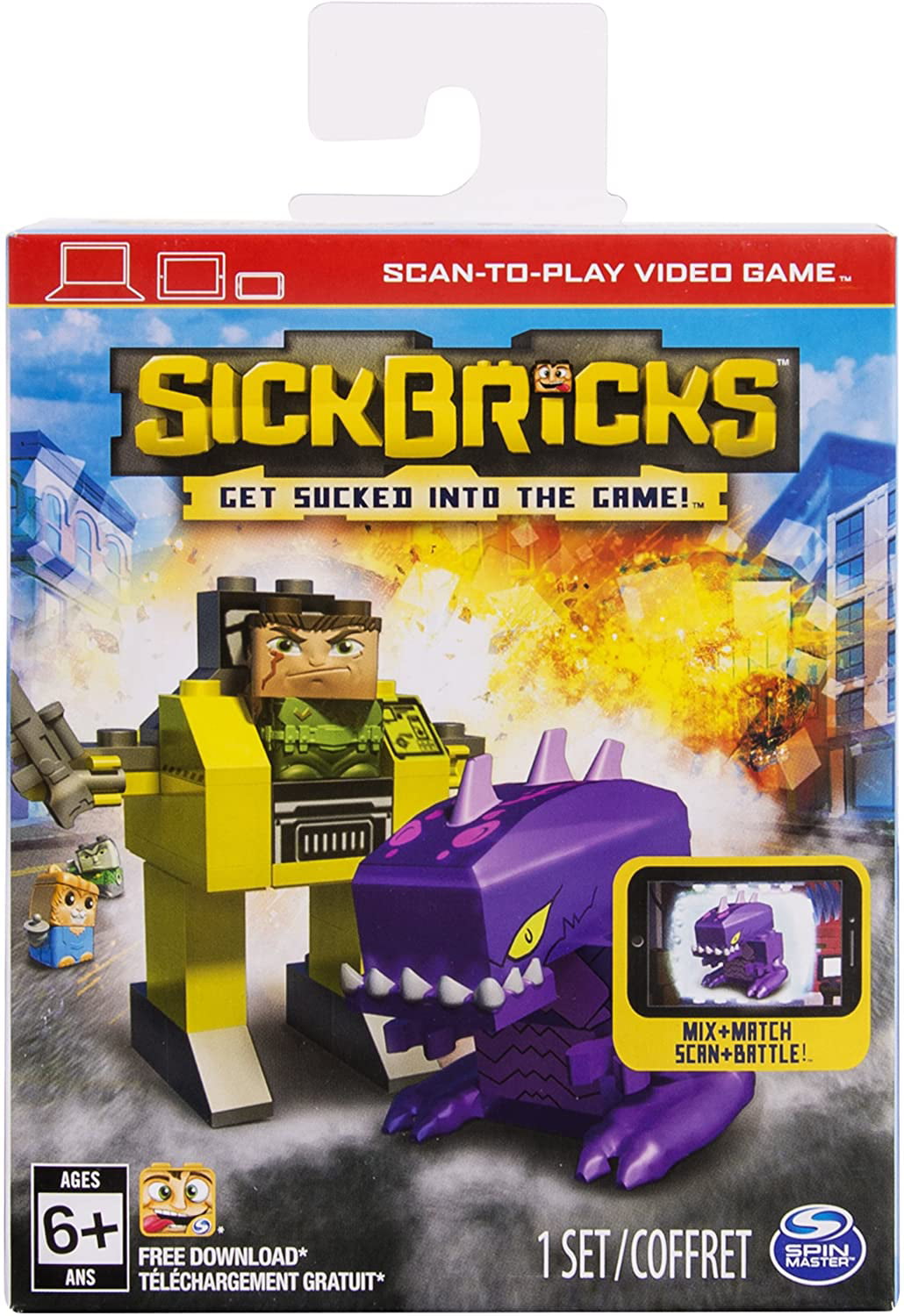 Sickbricks Scan to play video game 