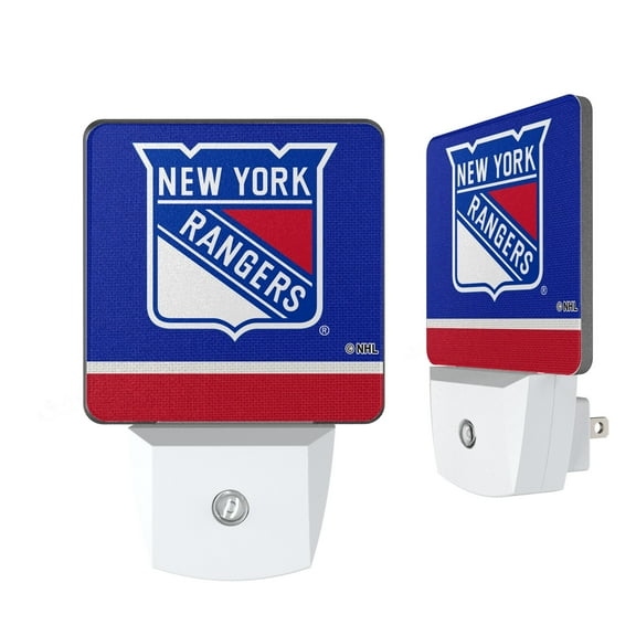 New York Rangers Stripe Design Nightlight 2-Pack