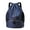 Dark blue, variant on Sports Drawstring Gym Bag, Waterproof Drawstring Backpack with Side Mesh Pockets, Sport Bag with Shoes Compartment for Women Men - Black