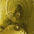 thumbnail image 1 of Ahgly Company Machine Washable Indoor Square Transitional Orange Gold Area Rugs, 5' Square, 1 of 7