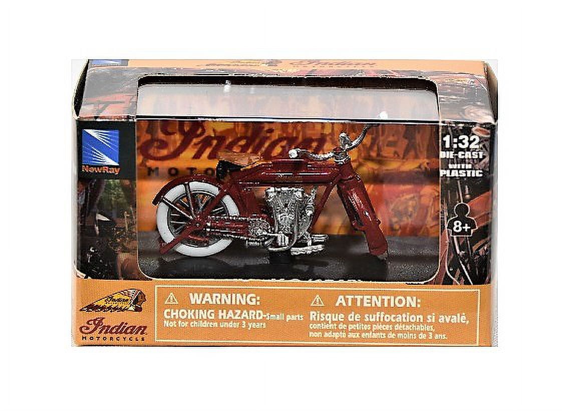 New Ray Indian Motorcycle Diecast Models, 1/32 Scale, Set of New Ray Indian Motorcycle Diecast Models, 1/32 Scale, Set of