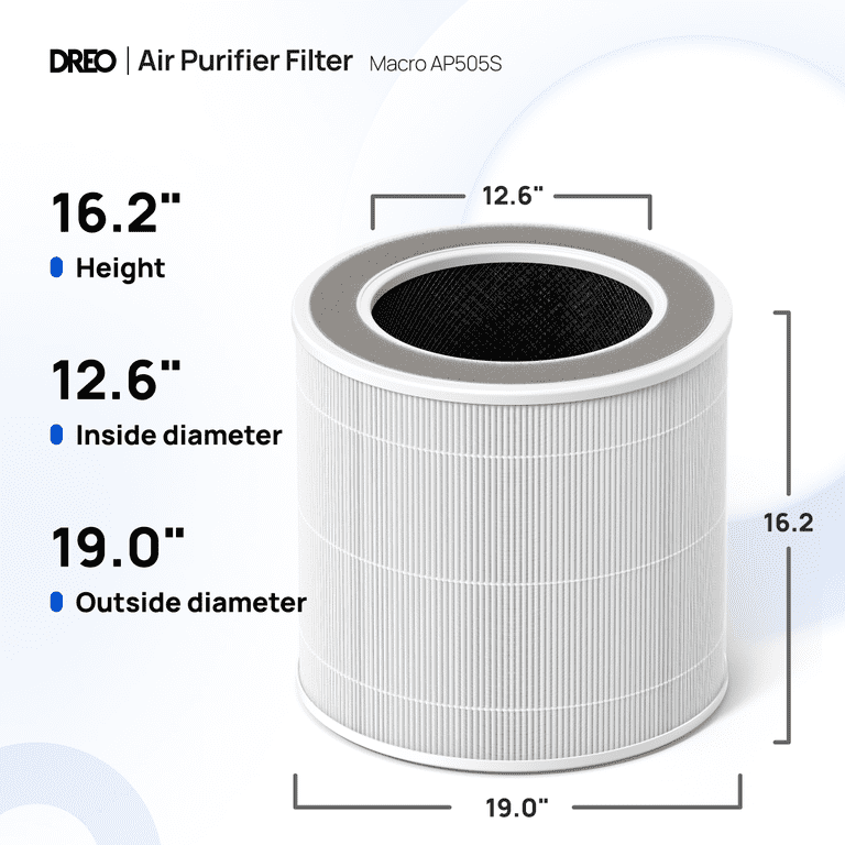 DREO HEPA Air Purifier Replacement Filter for DR-HAP005S photo 6