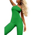 thumbnail image 6 of TAIAOJING Womens Overalls Yoga Jumpsuits Ribbed Tank Tops Rompers Sleeveless Exercise Jumpsuits, 6 of 6