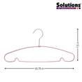 thumbnail image 2 of Solutions Cintre PRET - Violet, Mince, Crochet Pivotant, Lot de 10, 2 of 4