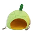 thumbnail image 2 of Hamaca para hámster, cama pequeña para mascotas, animales, casa colgante para hámster, jaula tipo nido para piña verde, 2 of 8