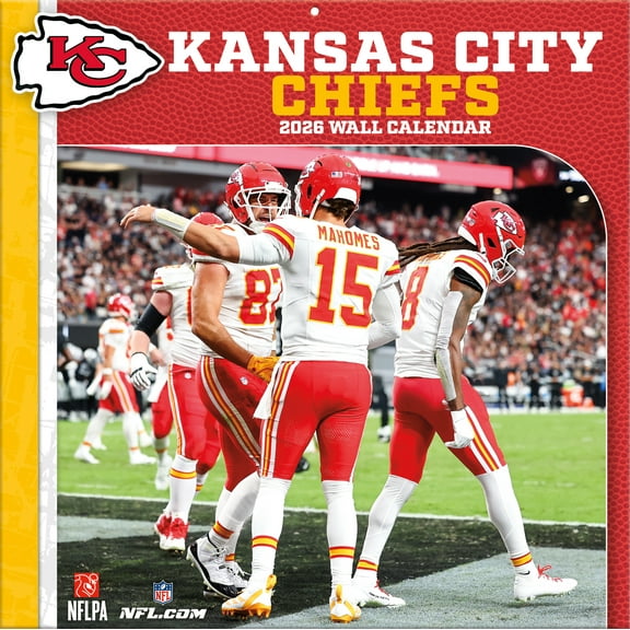 Kansas City Chiefs 2026 12M Turner Wall Calendar - Pf