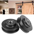thumbnail image 5 of Ruedas para puertas correderas, 4 Uds., ruedas para puertas, granero, armario, Hardware, armario, ventana, polea deslizante, 5 of 5