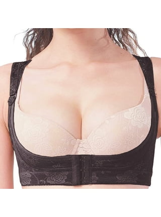 Miracle Bamboo Comfort Bra front closure- Nude Large 37-40