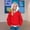Red, variant on Teen Hoodie Kids Yellow Hooded Long Sleeve Lightweight Pullover Tops Loose Sweatshirt Warm Fall Winter Clothes Girls 14-15 Years Clothes