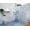 Brushed Nickel, variant on Vela 55 in. x 78 in. Glass Shower Panel Single Fixed Panel