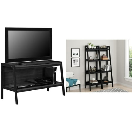 Altra Ladder Entertainment Center for TVs up to 46", Black
