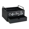 thumbnail image 3 of jifeng Coffee Station Organizer Rustic Coffee Accessories Organizer for Cafe Office A, 3 of 9