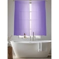 thumbnail image 5 of Ombre Sheer Curtains 72 Inches Long 2 Panels Violet Purple Gradient Light Filtering Semi Sheer Window Curtains Drapes for Bedroom Living Room 52"x72"x2, 5 of 7