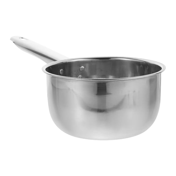 STOBOK Deepening Spoon Head Soup Ladle Stainless Steel Silver 1Pack