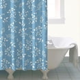 thumbnail image 4 of Waterproof Beautiful Colorful Floral Shower Curtain 72x72 Inch Boho Style Polyester Unique Shower Curtain for Bathroom Hotel Home Decor with 12 Plastic Hooks, 4 of 5