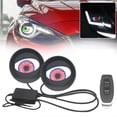 thumbnail image 3 of 2 Inch Devil Eye LED Headlight Kit Car Dynamic with Remote Control, 3 of 5