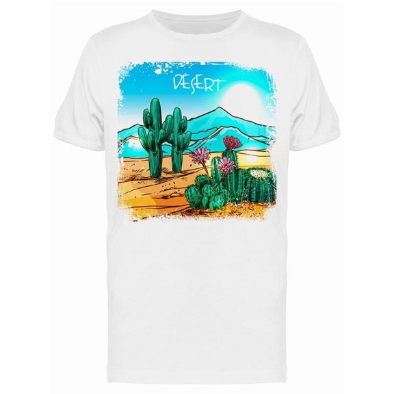 Cactus In Mexico Desert Tee Men's -Image by Shutterstock