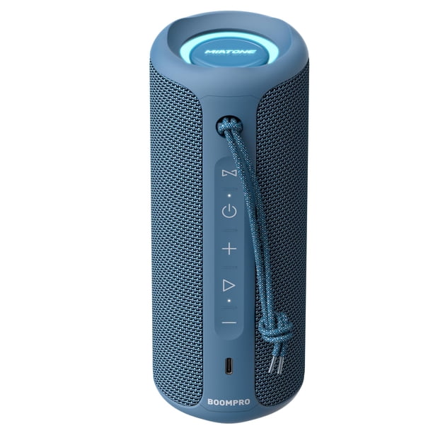 Altavoz Bluetooth MIATONE V5.3 36W Sonido estéreo IPX7 Azul