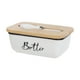 thumbnail image 2 of Aparatos de cocina, Accesorios de cocina, Utensilios de cocina, Caja rectangular de cerámica con cuchillo multifuncional Caja de estilo occidental Caja para almacenar mantequilla Cajas de mantequilla, 2 of 6