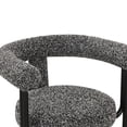 thumbnail image 5 of Synn Black Performance Boucle Dining Chair, 5 of 8