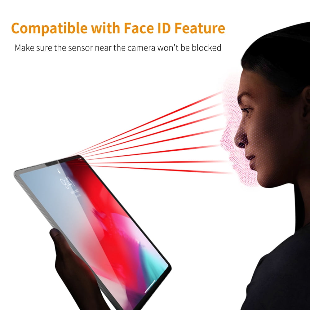SumacLife Tempered Glass Screen Protector for 12.9-inch Apple iPad Pro Tablet 2018