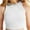 White, variant on pstuiky Sleeveless Tops for Women, Women Round Neck Solid Color Casual Tank Top Summer Blouse Short Sleeve Fashion Shirt Loose Fit Comfortable Tee for Ladies Black L