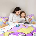 thumbnail image 4 of Manfei Ice Cream Bowknot Full Size Comforter Sets,Colorful Drip Bedding Comforter Set,Colorful Stars Reversible,3pcs,1 Comforter and 2 Pillowcases, 4 of 7