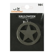 Way To Celebrate Halloween Unisex Kids Toy Silver Police Costume Metal Badge, 1 Piece
