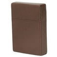 thumbnail image 1 of Case PU Men  Case Lizard Stripe Portable  Case Medium  Box 20 Capacity Smoking Accessories, 1 of 8