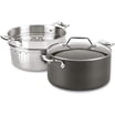 All-Clad 6-Quart Stainless Steel Pasta Pot with Large Stock Insert ...