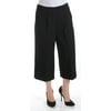 TOMMY HILFIGER $89 Womens New 1096 Black Cropped Wear To Work Pants 6 B+B