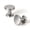 Brushed Satin Nickel, variant on Goo-Ki Set of 12 Sleek Satin Nickel Cabinet Knobs with Cylindrical Stem, Modern Kitchen Drawer Handles Minimalist Dresser Hardware