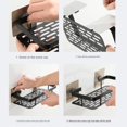 thumbnail image 3 of Bathroom Storage Wall Mount Shampoo Makeup Storage Holder Bathroom Shelf Rack, 3 of 7