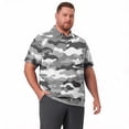 thumbnail image 5 of Sewkxo Men's Big and Tall Polo Shirts UPF 50+ Casual Work Quick Dry Short Sleeve Collared Golf Shirt（XL-8XL）,Gray 2XL, 5 of 7