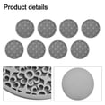 thumbnail image 4 of Chendee 8Pcs 10Cm Silicone Coasters Drinks Cup Mat Pad Non-Slip For Coffee Kitchen Table,Gray, 4 of 9