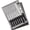 Black, variant on Rada 8 Piece Meat Lover's Set with Carving Set and Steak Knives, Black Handles