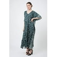 thumbnail image 3 of Miss Lavish London Kaftan Dresses for Women,Beach Kaftan Coverups,Hawaiian Coverups for Women,Long Beach & Swimsuit Coverups,Plus Size African Caftan Dress,Moroccan Style Loungewear Soothing Green XL, 3 of 6