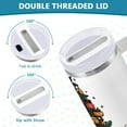 thumbnail image 3 of Yayeee 30oz Double-Wall Insulated Stainless Steel Tumbler with Handle Bottle, Halloween Trees, 3 of 8