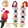 thumbnail image 1 of Parrot Calcium Supplement Mineral Food String Bird Beak Grinding Stone Chewing Toy With Bell For Chinchilla Squirrel, 1 of 7